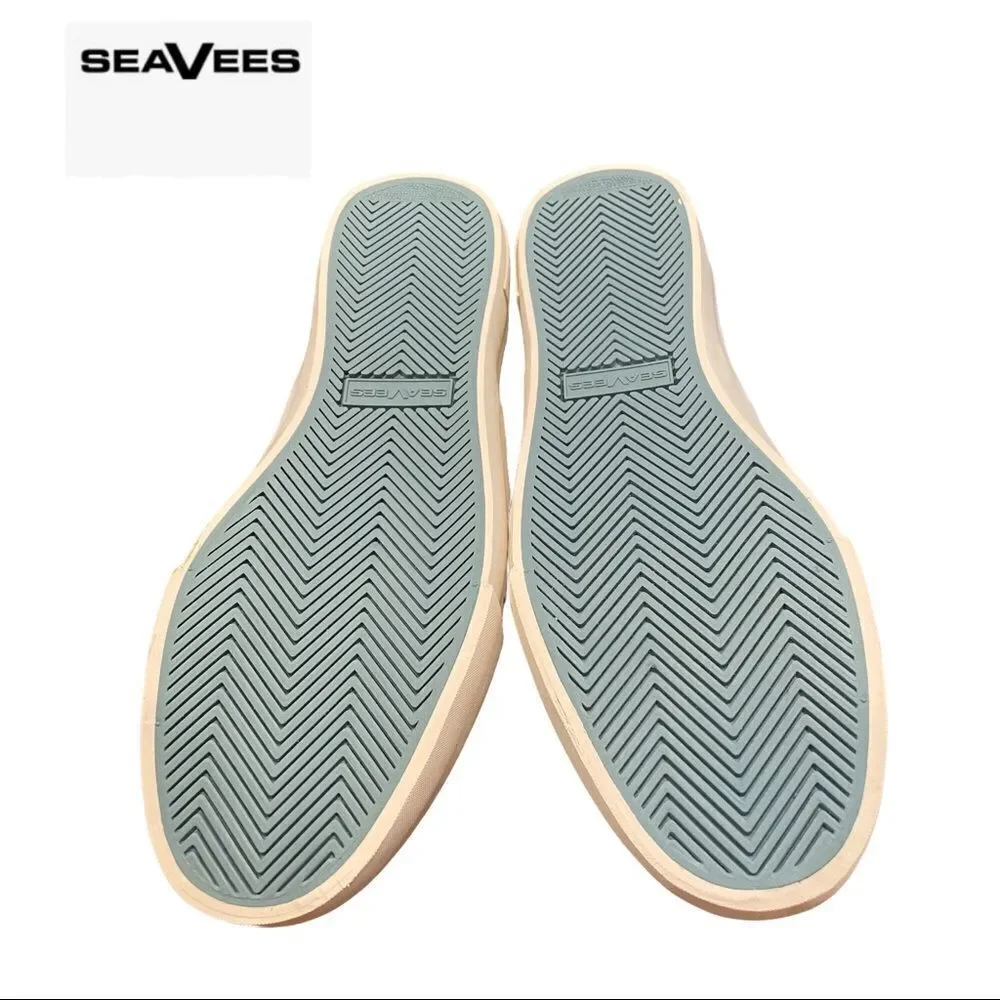 NEW SeaVees Trina Turk Legend Women's Te Amo Navy Poplin Twill Sneakers 7.5